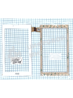 Сенсорное стекло (тачскрин) WJ851-FPC V1.0, белое