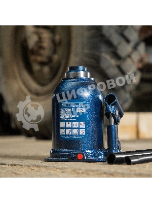 Домкрат гидравлический бутылочный телескопический Stels 10 т, подъем 180-430 мм