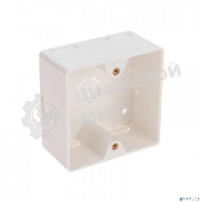 Короб накладной Rexant для лицевых панелей 80х80 под 2 модуля 45х22,5 Mosaic