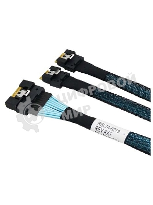 Кабель/SFF-8654 8i/SFF-8654 4i*2-0.8M