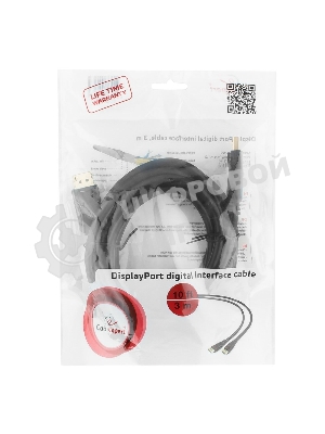 Кабель DisplayPort Gembird/Cablexpert CC-DP2-10, v1.2, 3м, 20M/20M, черный, экран, пакет