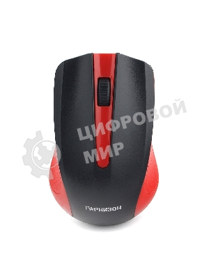 Мышь беспроводная Гарнизон GMW-430R красный, 1200 dpi, радиоканал, USB, кнопки - 3