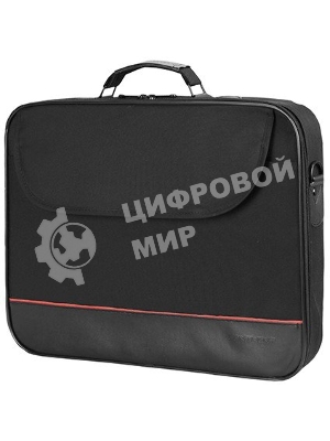 Сумка для ноутбука Сумка Continent CC-100 BK (15,6'', черный, полиэстр)