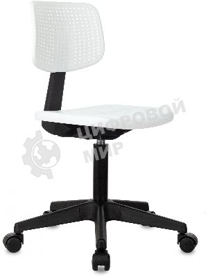 Кресло детское Бюрократ CH 200 белый пластик крестов. пластик