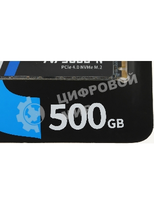 Накопитель SSD Netac NV5000 Pro, 500Gb, M.2 2280, PCIe 4.0 x4, NVMe, R/W 4800/2700, с радиатором