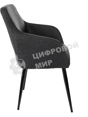 Кресло Бюрократ CH-380F черный, экокожа