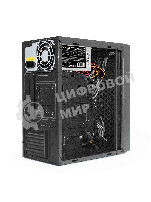 Компьютерный корпус Minitower ExeGate BAA-113-AA500 (mATX, БП AA500 с вент. 8см, 2*USB, аудио, черный)