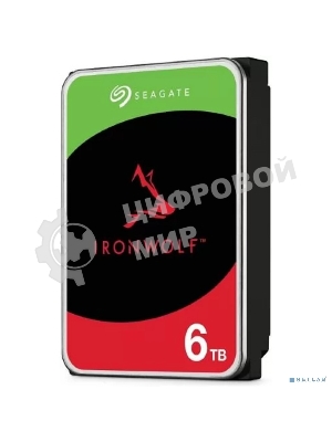 Жесткий диск Seagate 6Tb Ironwolf (ST6000VN006) SATA 6.0Gb/s, 5400 rpm, 256mb buffer, 3.5
