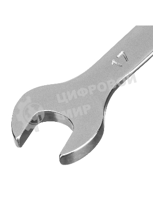 Набор ключей комбинированных Stels 6-17 мм, 6 шт., CrV, матовый хром