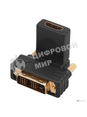 Переходник штекер Rexant DVI-D - гнездо HDMI, поворотный