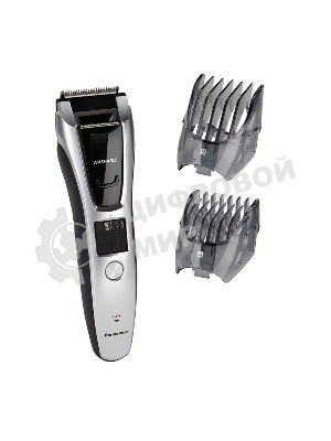 Машинка для стрижки Panasonic ER-GB70-S520 серебристый/черный (насадок в компл:2шт)