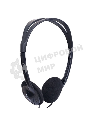 Наушники проводные Defender Aura 101 черный, накладные, 2 x Jack 3.5 мм