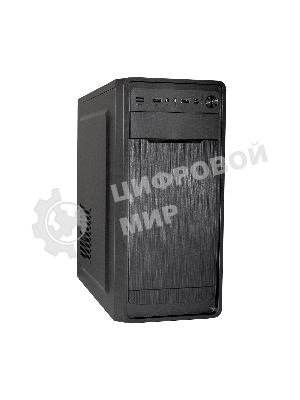 Компьютерный корпус Miditower ExeGate XP-332 Black, ATX, (без БП), 2*USB, Audio