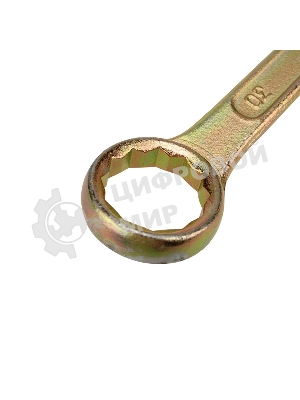 Ключ комбинированный Rexant 30 мм, желтый цинк