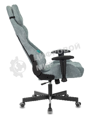 Кресло Бюрократ VIKING KNIGHT LT28 FABRIC серо-голубой, ткань, 120 кг, механизм качания