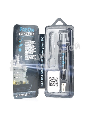 Термопаста Gembird FreOn Extreme GF-41-1.5 для радиаторов, 2 г, шприц