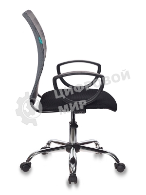 Кресло Бюрократ CH-599AXSL/32G/TW-11 серый/черный, сетка, 120 кг, механизм качания
