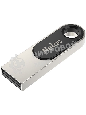 Флешка USB Netac U278 (NT03U278N-016G-20PN), 16Gb, USB 2.0, R/W 50/10, серебристый/черный