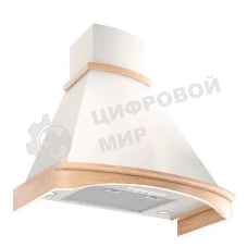 Вытяжка каминная Elikor Folk 90П-650-П3Д бежевый, 90 см, 650 куб. м/ч, 56 дБ