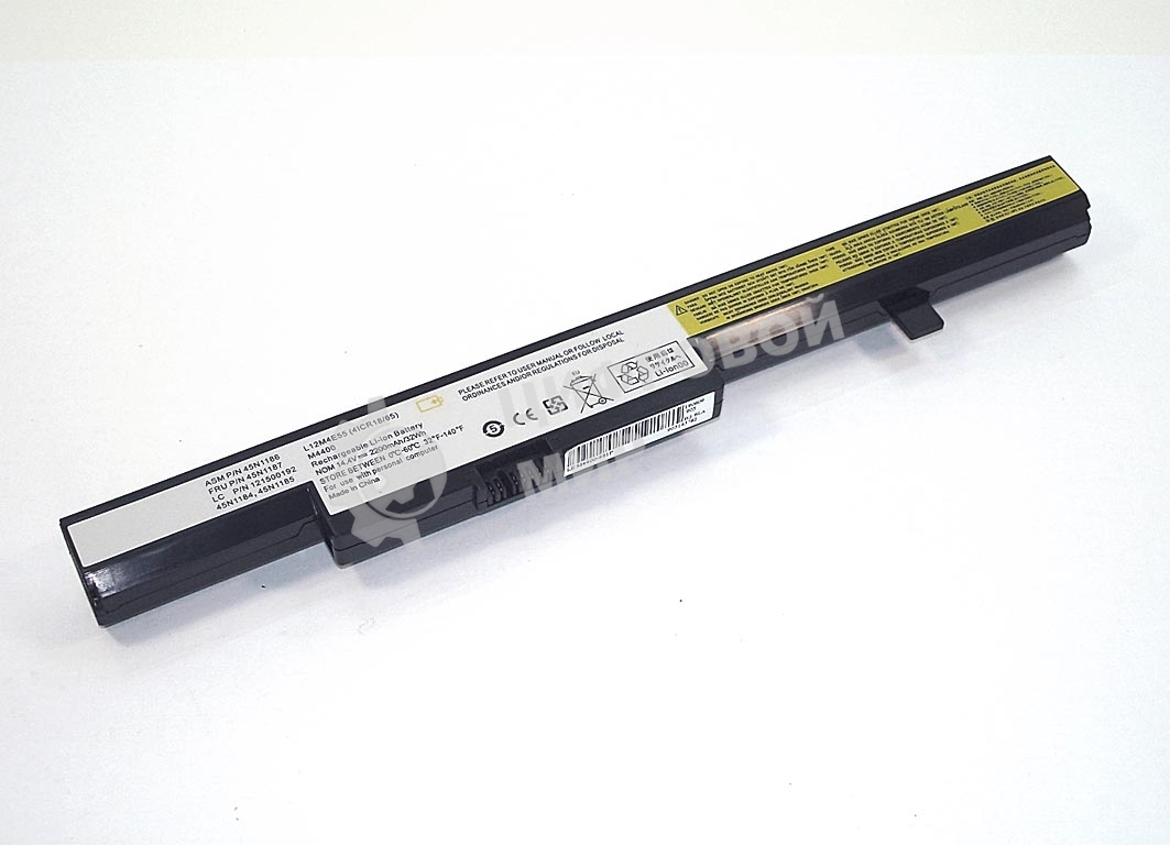 Аккумуляторная батарея для ноутбука Lenovo M4400 14.4V 2600mAh OEM черный