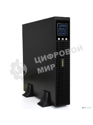 Источник бесперебойного питания Pure Sine Wave ExeGate SinePower UHB-3000.LCD.AVR.1SH.4C13.RJ.USB.2U 3000VA/2400W, LCD, AVR, 1*Schuko+4*C13, RJ45/11, USB, Rackmount 2U/Tower, металлический корпус, черный