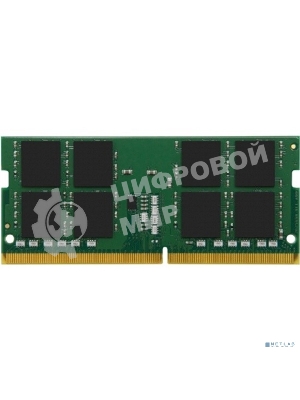 Оперативная память Kingston ValueRAM, DDR4, 32GB (1x32GB), 3200MHz, CL22, SO-DIMM
