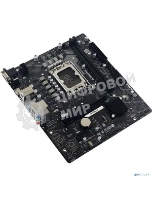 Материнская плата Biostar H610MH D5, LGA 1700, Intel H610, 2xDDR5, 4xSATA, 1xM.2 PCIe 3.0 x4, 1xPCIe 4.0 x16, 1xPCIe x1, 1xHDMI, 1xVGA, 1x 1Gb LAN, 4xUSB-A 2.0, 2xUSB 3.2 Gen 1, 3x3.5 мм, mATX