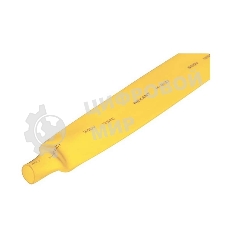 Трубка термоусадочная Rexant 0.0/10.0 1 м желтый