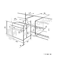 Духовой шкаф электрический Lex EDM 4540 BL черный, встраиваемый