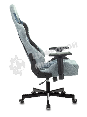 Кресло Бюрократ VIKING 7 KNIGHT BL FABRIC синий, ткань, 120 кг, механизм качания