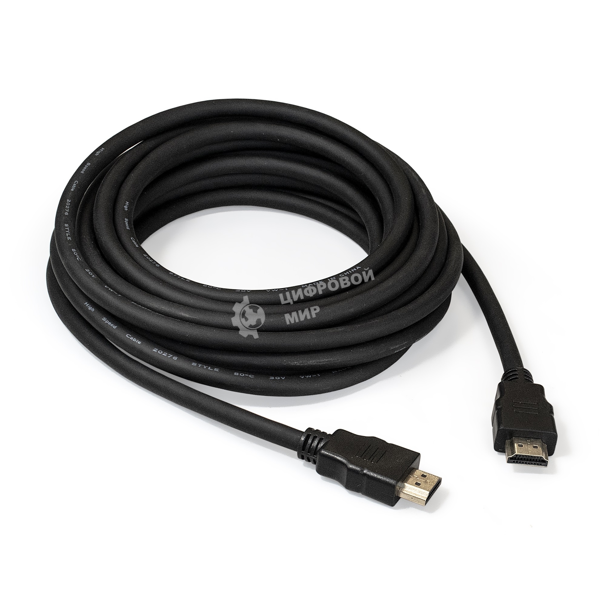 Кабель HDMI Exegate EX287732RUS EX-CC-HDMI2-5.0 (19M/19M, v2.0, 5м, 4K UHD, Ethernet, позолоченные контакты)