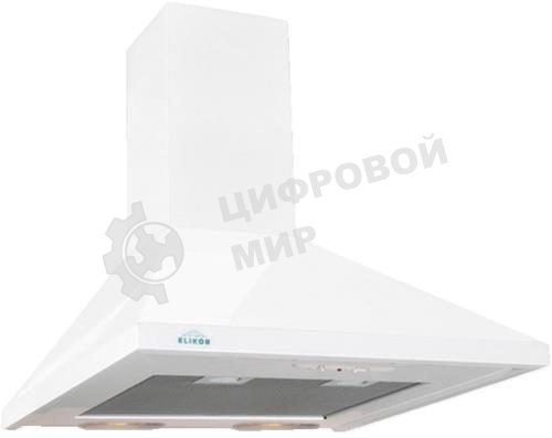 Вытяжка каминная Elikor Вента 60П-430-П3Л белый, 60 см, 430 куб. м/ч, 54 дБ