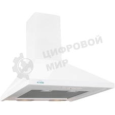 Вытяжка каминная Elikor Вента 60П-430-П3Л белый, 60 см, 430 куб. м/ч, 54 дБ