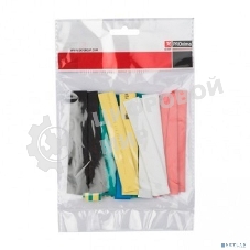 Термоусаживаемая трубка EKF tut-n-10 ТУТ 10/5 набор:7 цветов по 3шт. 100мм. EKF PROxima