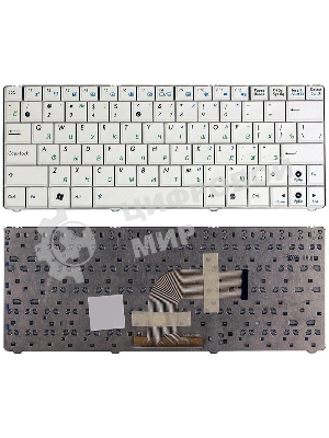Клавиатура для ноутбука Asus Eee PC 1101 1101HA N10 N10E N10J белый
