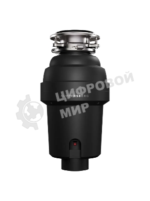 Измельчитель пищевых отходов Kuppersberg WS 750 B, High-Tech, мощность 750 Вт, 3800-4200 об/мин, защита от перегрева, авто выключение, DC мотор, шумоизоляция, уровень шума 70 дБ, черный
