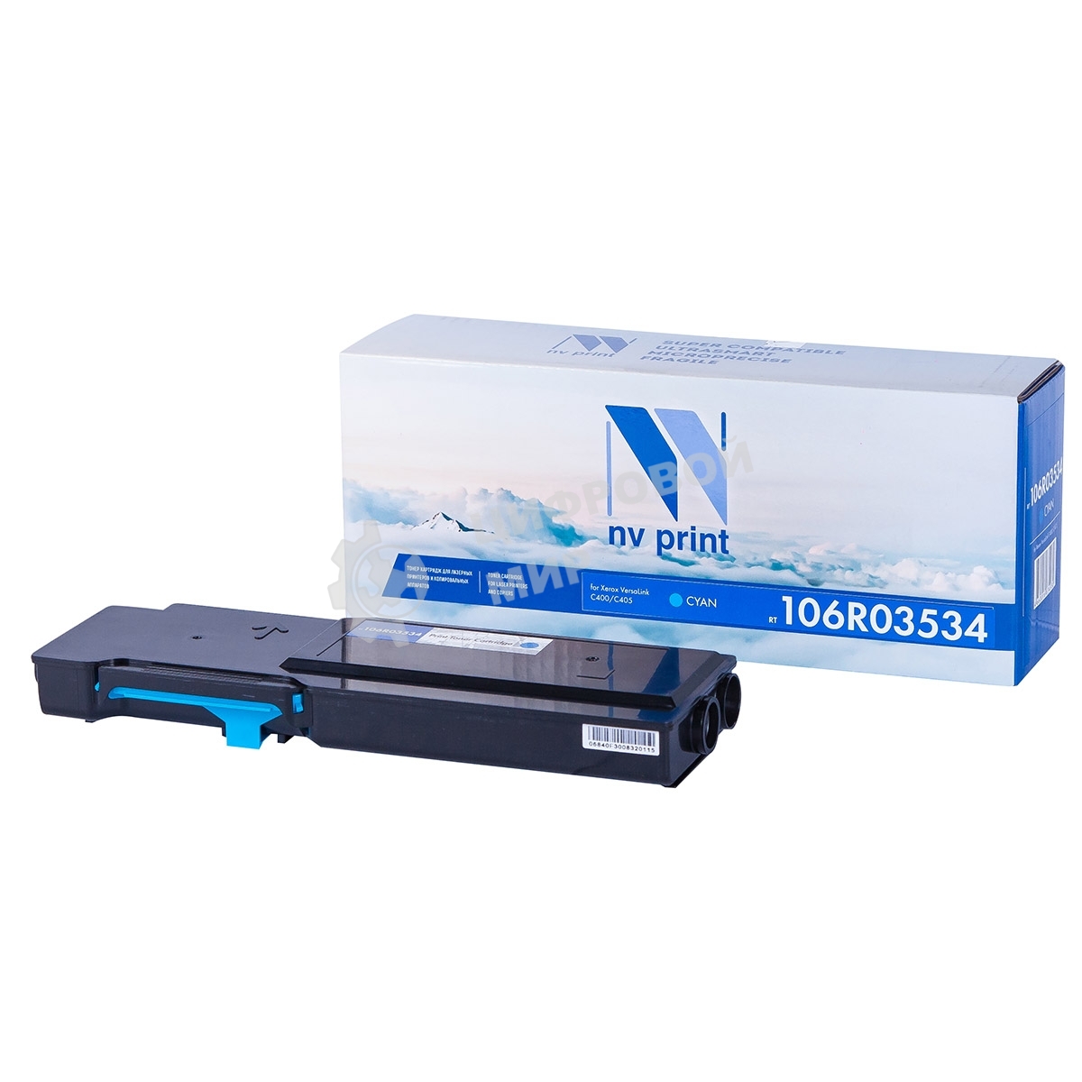 Картридж лазерный NVPrint совместимый NV-106R03534 Cyan для Xerox VersaLink C400/C405 (8000k)
