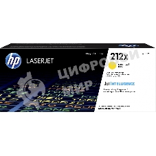 Картридж лазерный Cartridge HP 212X для CLJ Enterprise M554/M555/M578, желтый (10 000 стр.)