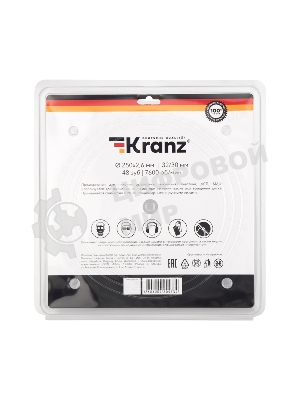 Диск пильный Kranz 250 мм х 48 зуб х 32/30 мм