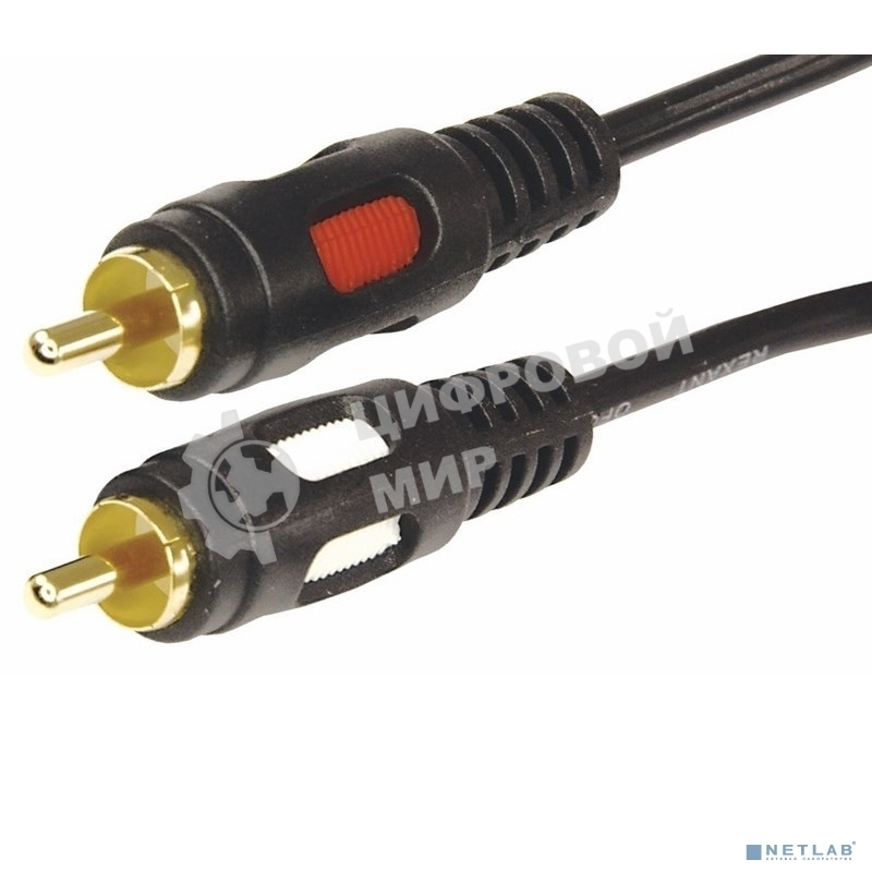 Шнур Rexant (17-0148) 2RCA Plug - 2RCA Plug 10М (GOLD)