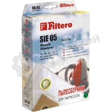Комплект пылесборников Filtero SIE 05 (3) Экстра, пятислойные, 3 шт., для пылесосов SIEMENS, Bosch