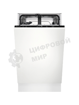 Встраиваемая посудомоечная машина Electrolux EEA22100L, черный, 44.6 см, 9 компл., 47 дБ, класс A+++