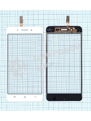 Сенсорное стекло (тачскрин) для Vivo Y55s, белое