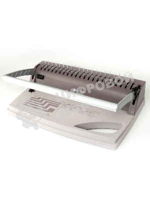 Переплетчик Heleos БП9п коричневый (БП9ПК) A4/перф.9л.сшив/макс.150л./пластик.пруж. (6-19мм)