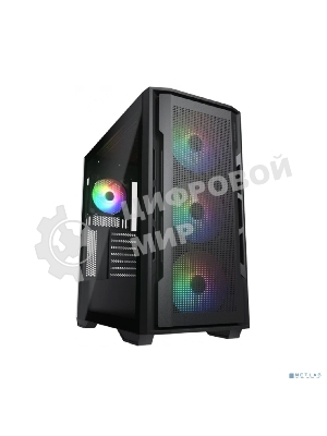 Компьютерный корпус Cougar Uniface X RGB V2 Black, 4x140мм ARGB PWM Fan, ARGB PWM Fan Hub, без БП, E-ATX