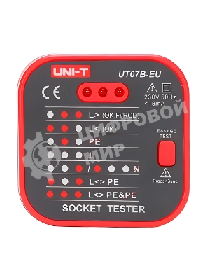 Тестер розеток UNI-T UT07B-EU 