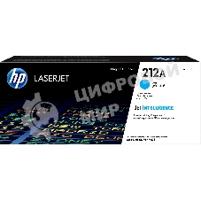 Картридж лазерный Cartridge HP 212A для CLJ Enterprise M554/M555/M578, голубой (4 500 стр.)