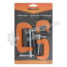 Набор Sparta: струбцины G-образные Sparta 3 шт., 25-50-75 мм