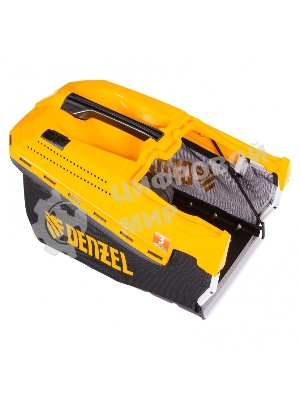 Газонокосилка бензиновая GLD-520SP, 196 куб.см., шир. 52 см,привод,7 уров.,травосб. 60 л Denzel