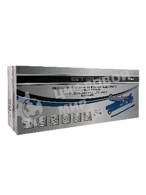 Домкрат Stels 51129 гидравлический подкатной 2 тонны low profile 80-380 мм